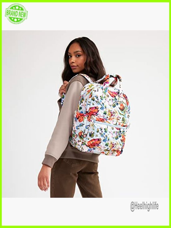Recycled Cotton Backpack Tote with Laptop Pocket, 23L Capacity main image 6